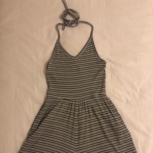 American Eagle Striped Romper